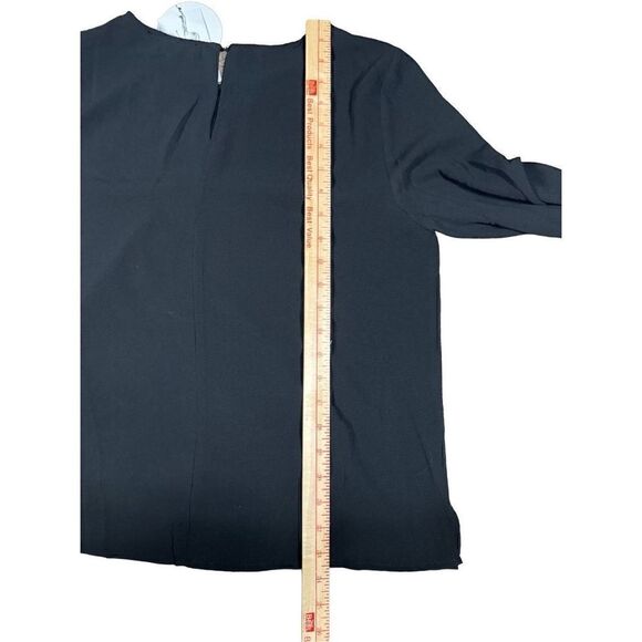 Mittoshop Black Long Sleeve Blouse Small NWT - Picture 4 of 5